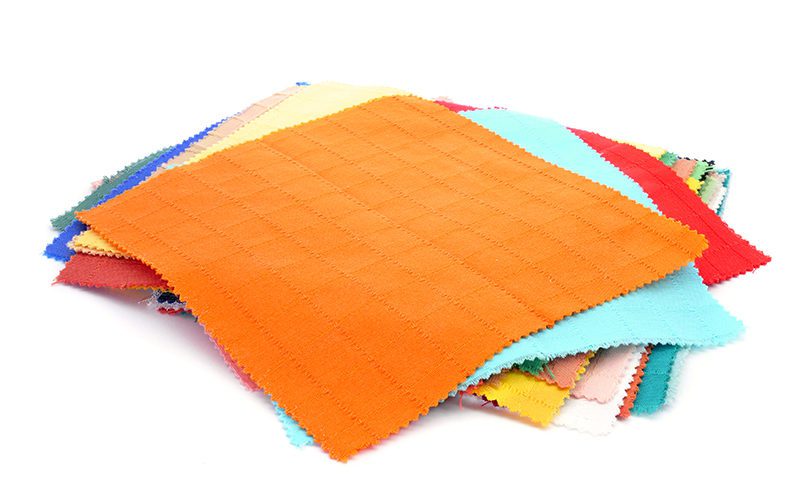 Color fabric samples