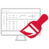An icon depicting Datacolor Paint Lab Services